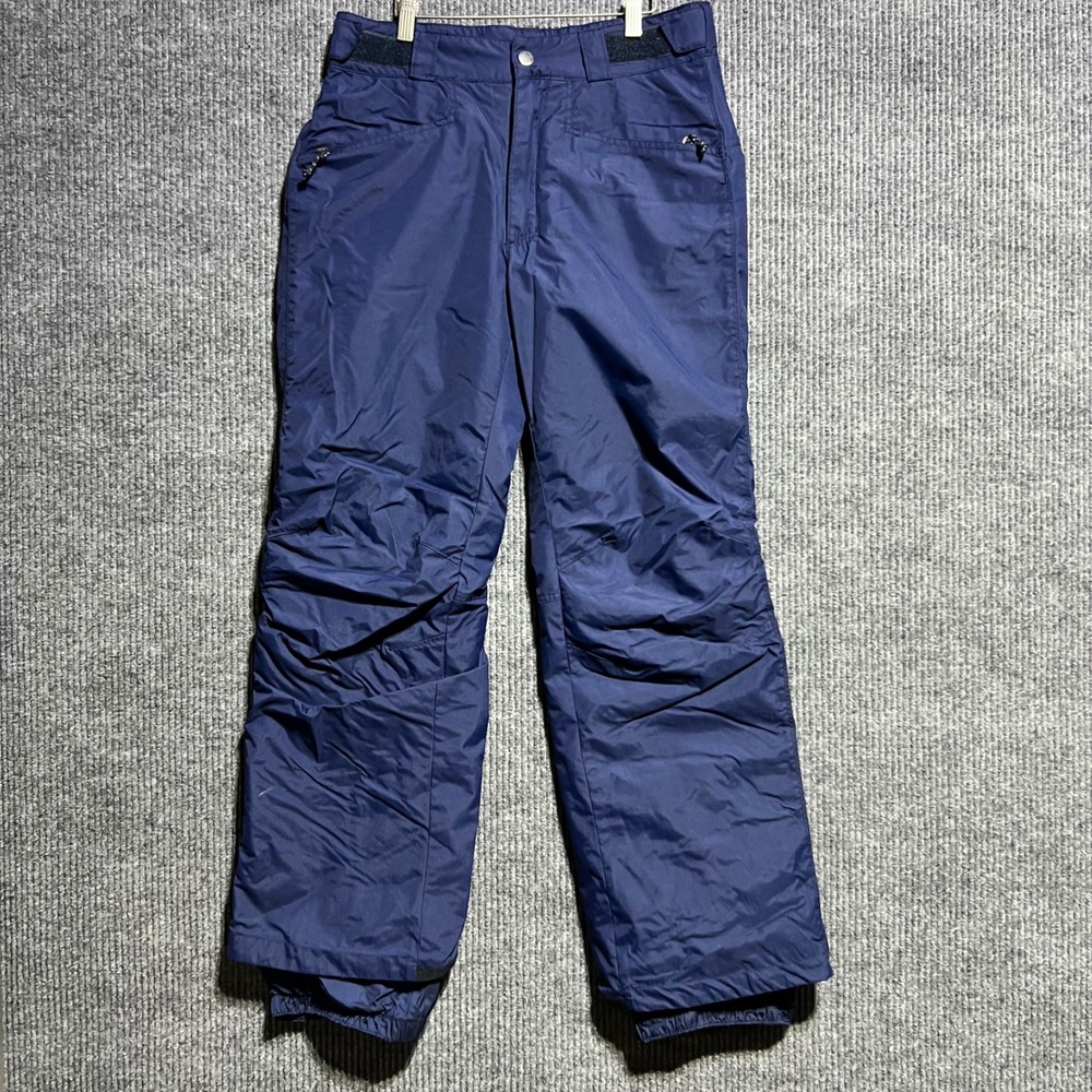 Columbia Snow Pants Mens M Navy Blue Omni-Tech Insulated Ski Snowboard Pants